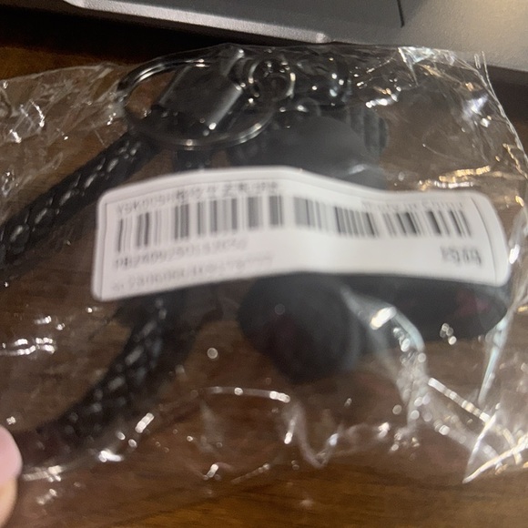 Bear Charm Black With Braided Rope For Gifts,Bags, Backpacks, And Satchels NWT - Picture 6 of 7